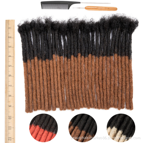 BLT wholesale 1B30 crochet hair afro kinky human hair locs human hair dread extension real dreadlock
